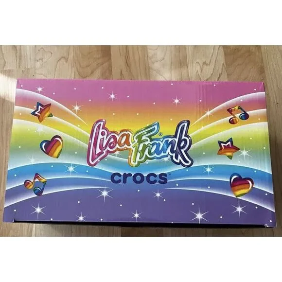 NEW in Box Croc X Lisa Frank Limited Edition Women's 10 - Picture 8 of 9
